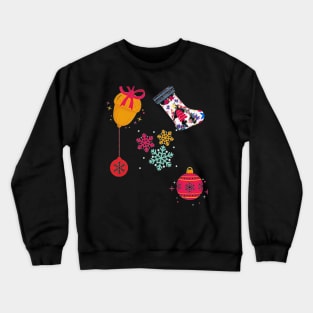 Copie De Merry Christmas Print Crewneck Sweatshirt